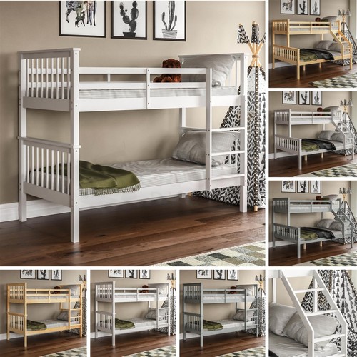 Bunk bed triple sleeper - bed, solid