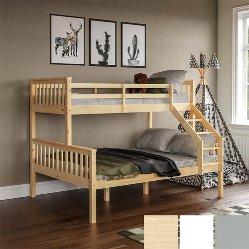 Triple sleeper bunk bed solid - sleeper,