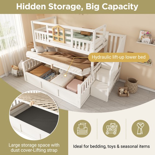 Triple sleeper bunk - sleeper, 90x190