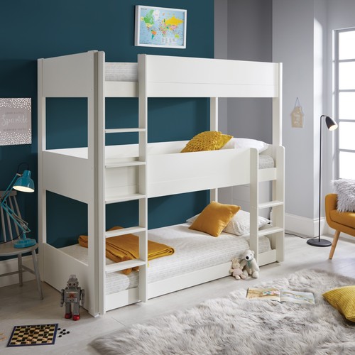 Snowdon white three tier - snowdon, bunk