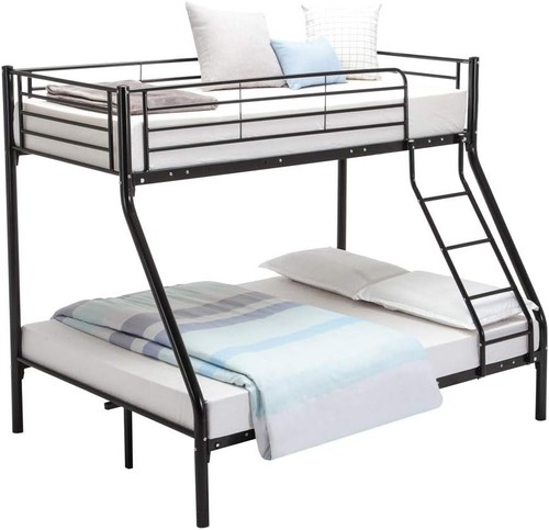 Triple sleeper metal bunk bed - bunk,